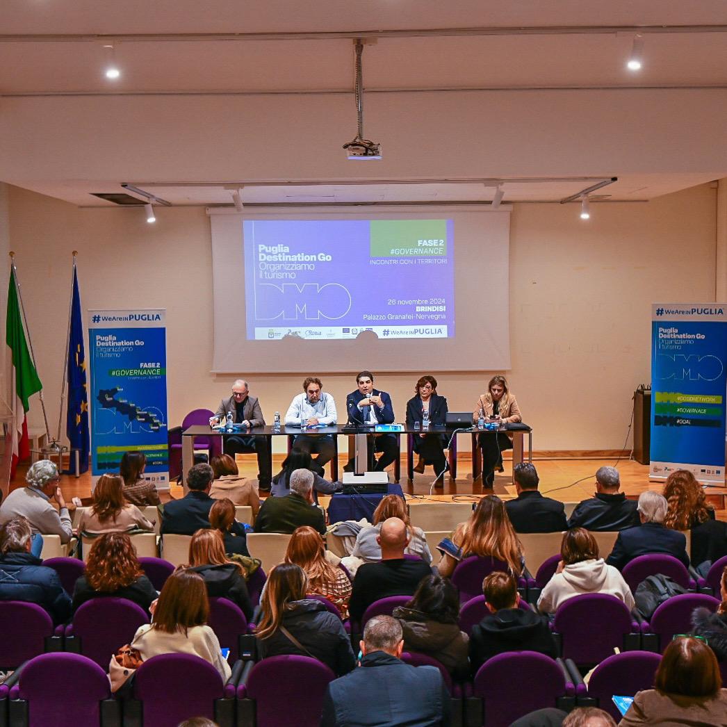 Galleria BRINDISI ACCOGLIE L’INNOVAZIONE DI “PUGLIA DESTINATION GO - ORGANIZZIAMO IL TURISMO” - Diapositiva 3 di 4